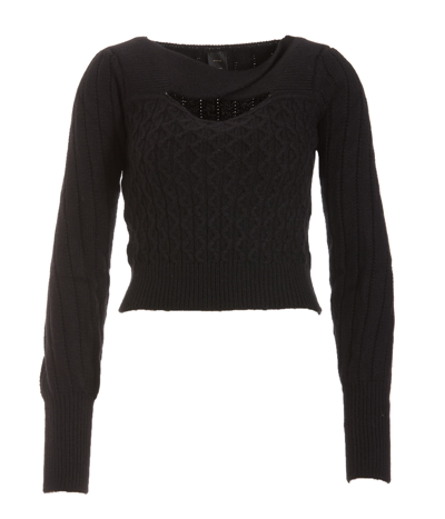 Shop Pinko Mocaccino Sweater In Black