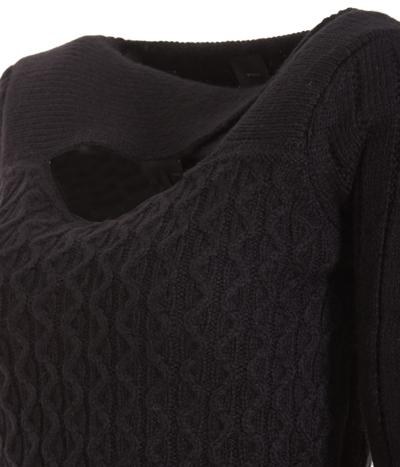 Shop Pinko Mocaccino Sweater In Black