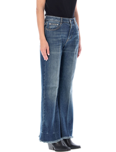 Shop Stella Mccartney Kick Flare Denim Jeans In Vintage Dark Blue