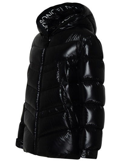 Shop Moncler Piumino Clair In Nylon In Black