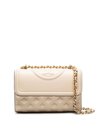 Tory Burch Small Fleming Crossbody Bag In Nude ModeSens