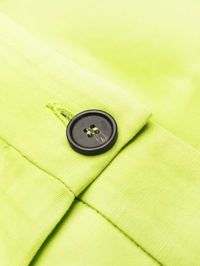 Msgm Eco-friendly Fabric Trousers In Green