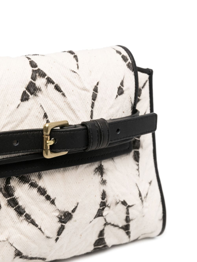 Suzusan Tie-dye Cross Body Bag In Weiss