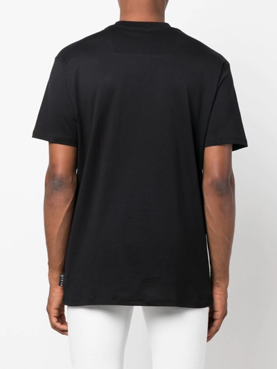 Philipp Plein Ss Iconic Plein Round-neck T-shirt In Schwarz
