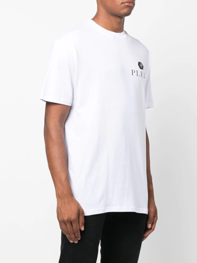 Philipp Plein Hexagon Logo-print T-shirt In Weiss
