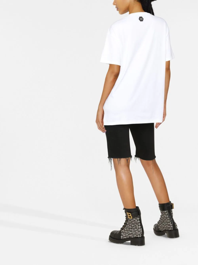 Philipp Plein Logo-print Short-sleeve T-shirt In White