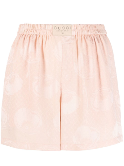 Gucci poppy-print Silk Boxer Shorts - Farfetch