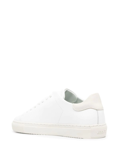 Shop Axel Arigato Embroidered-bird Lace-up Sneakers In Weiss