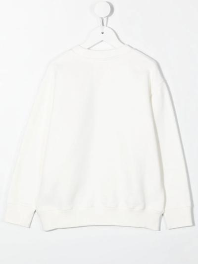 Shop Off-white Graphic-print Sweatshirt In Weiss