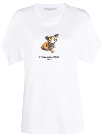 Stella Mccartney Cotton T-shirt In White
