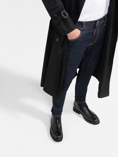 Dsquared2 Dark Rinse Wash Cool Guy Jeans In Blau