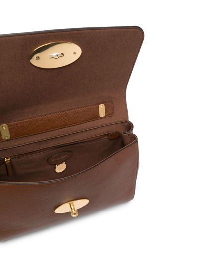 Mulberry Medium Lily Classic Grain-leather Chain Shoulder Bag In Brown