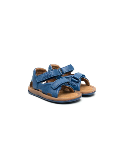 Shop Camper Bicho Touch Strap Sandals In Blue