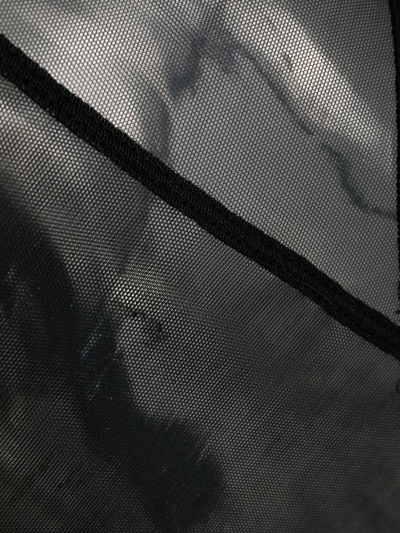 Maison Close Sheer Stirrup Leggings In Black