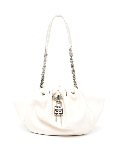 Shop Givenchy Small Kenny Shoulder Bag In White