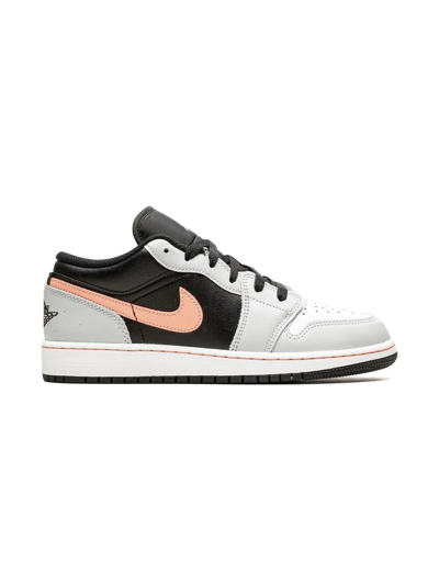 Shop Jordan 1 Low "black Grey Pink" Sneakers