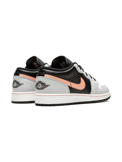 Shop Jordan 1 Low "black Grey Pink" Sneakers