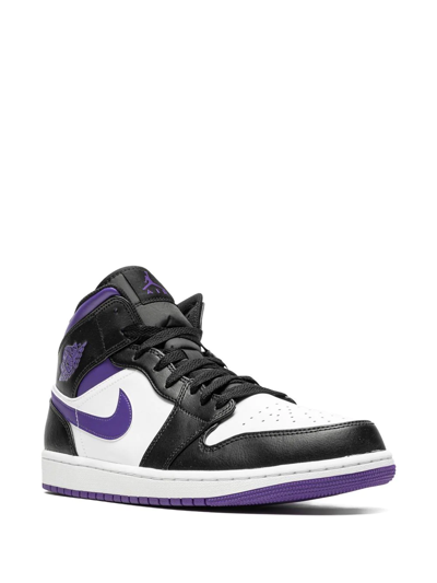 Jordan Air  1 Mid Sneakers In White