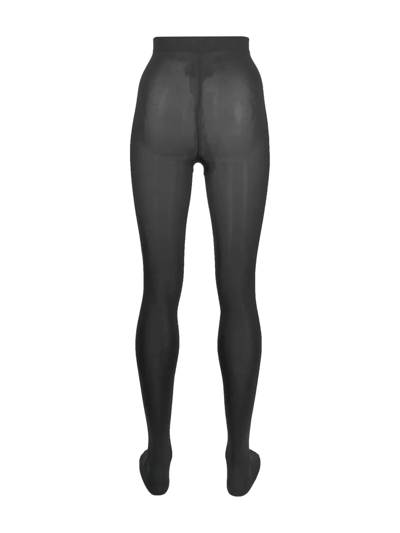 Shop Falke Deluxe High-waisted Tights In Grey