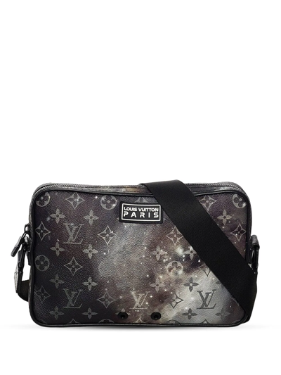 Louis Vuitton Black Monogram Galaxy Hobo Messenger Bag