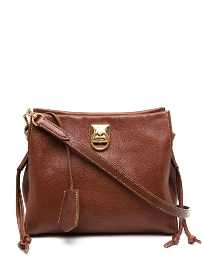 Shop Mulberry Small Iris Tote In Brown