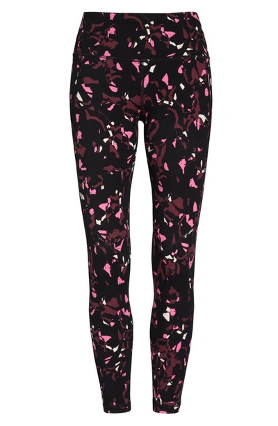 Shop Sweaty Betty Power Pocket Workout Leggings In Pink Petal Camo Print