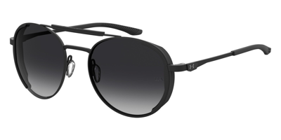 Shop Under Armour Gray Silver Flash Polarized Oval Mens Sunglasses Ua 0008/g/s 0003/wj 55 In Black,grey,silver Tone