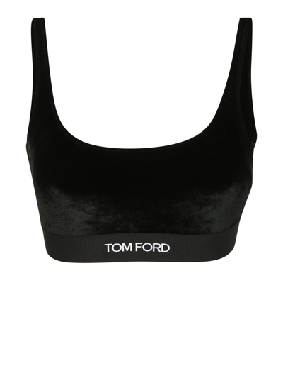 Tom Ford Black Stretch Bralette | ModeSens