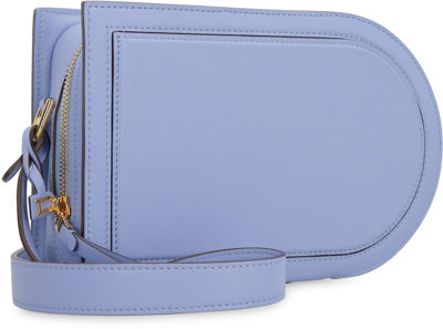 Shop Delvaux Leather Crossbody Bag In Blue