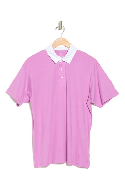 Shop Abound Short Sleeve Rugby Polo In Purple Lily