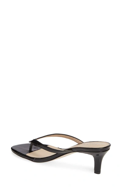 Shop Pelle Moda Slide Sandal In Black Patent