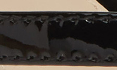 Pelle Moda Slide Sandal In Black Patent