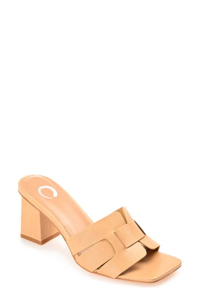 Shop Journee Collection Renatta Mule Sandal In Mocha