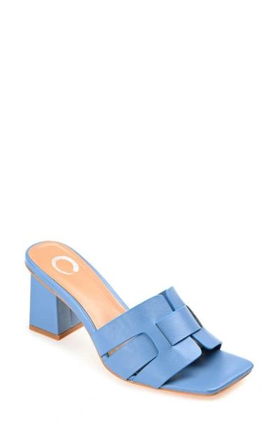 Shop Journee Collection Renatta Mule Sandal In Blue