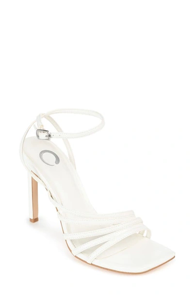 Journee Collection Louella Tru Comfort Foam Heeled Sandal In White