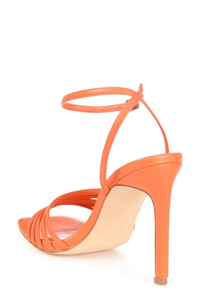 Journee Collection Louella Tru Comfort Foam Heeled Sandal In Orange
