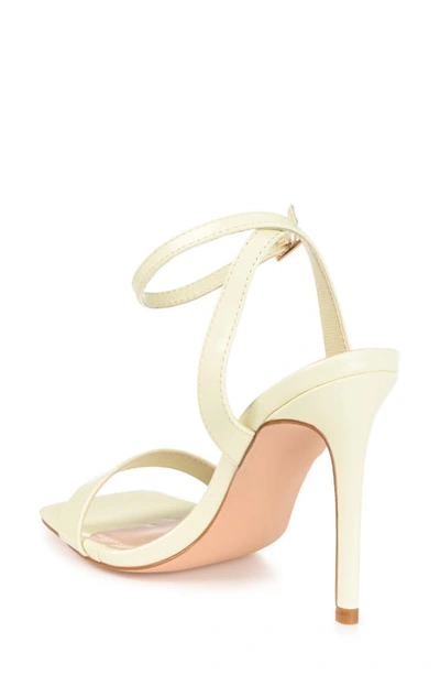 Journee Collection Dorian Ankle Strap Stiletto Sandal In Off White