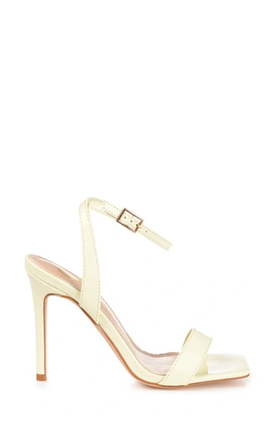 Journee Collection Dorian Ankle Strap Stiletto Sandal In Off White
