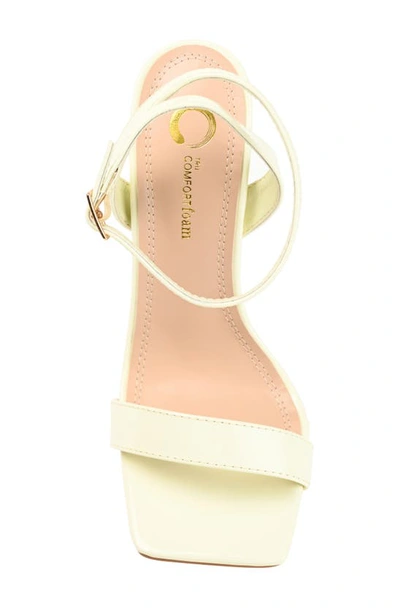 Journee Collection Dorian Ankle Strap Stiletto Sandal In Off White