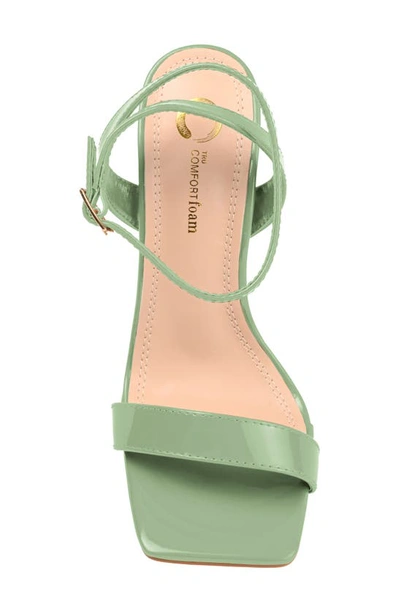 Journee Collection Dorian Ankle Strap Stiletto Sandal In Sage