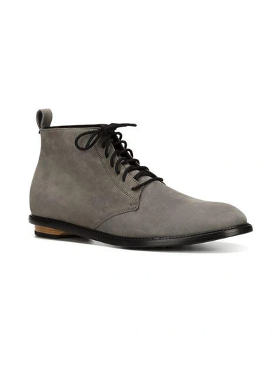 Shop Valas Lace-up Boots - Grey