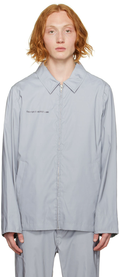 Helmut Lang Reflective Coach Jacket In Reflect - Ybz