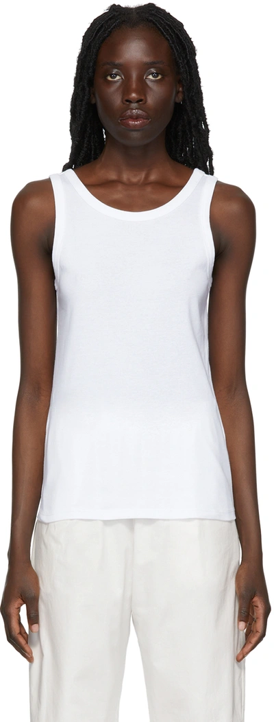 The Row - Frankie Organic Cotton-jersey Tank - White - Small - Net A Porter