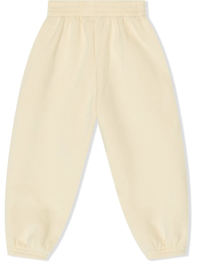 Shop Balenciaga Logo-print Track Pants In Neutrals