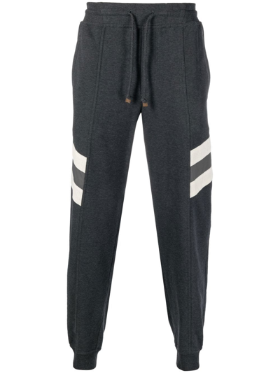 Brunello Cucinelli Drawstring Tracksuit Bottoms In Black
