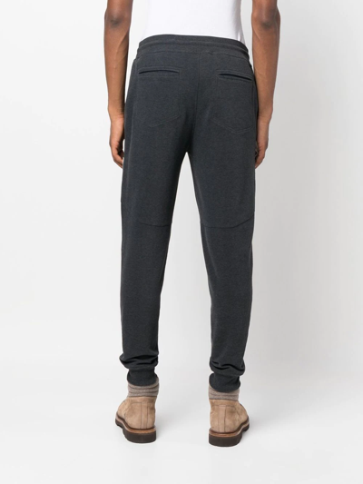 Brunello Cucinelli Drawstring Tracksuit Bottoms In Black