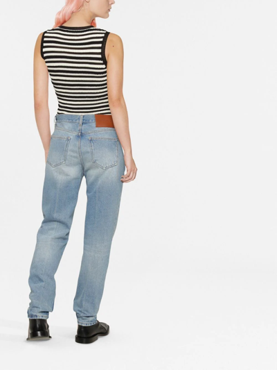 Victoria Beckham Nicola Light Blue Skinny Jeans In Blue
