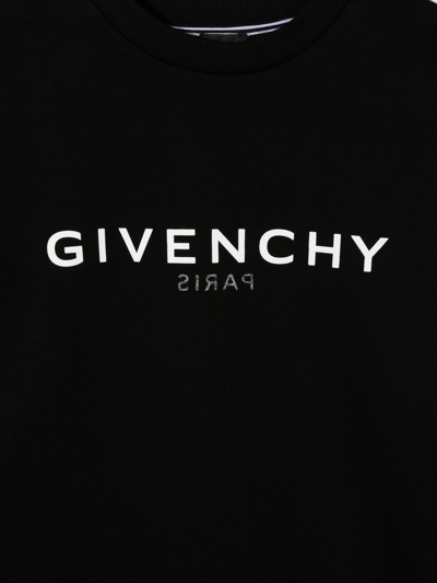 Shop Givenchy Teen Logo-print Sweatshirt In Black