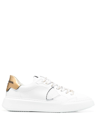 Philippe Model Temple Low-top Sneakers In White