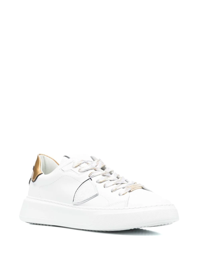 Philippe Model Temple Low-top Sneakers In White